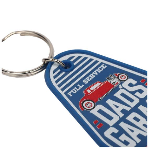 Dad's Garage Keychain