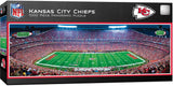 Kansas City Chiefs - 1000 pc Panoramic Puzzle - Center View