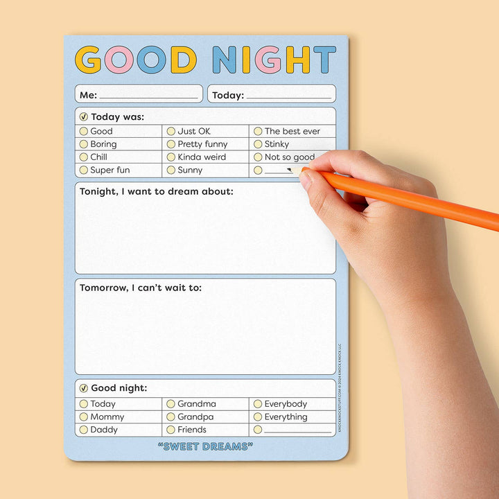 Knock Knock Kids - Good Night Playtime Pads