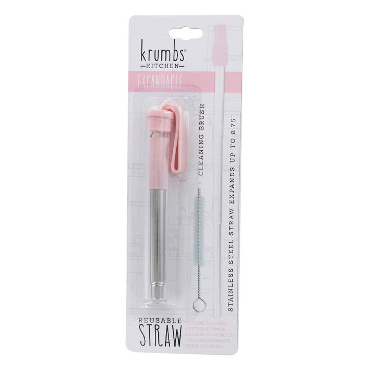 Krumbs Kitchen Expandable Steel Straw