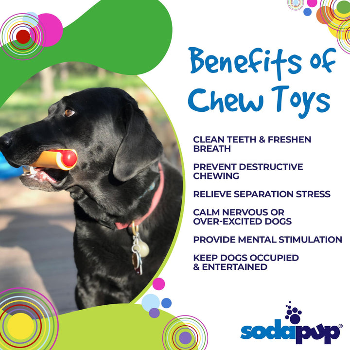 SP Nylon Hot Dog Chew Toy - Medium/Large