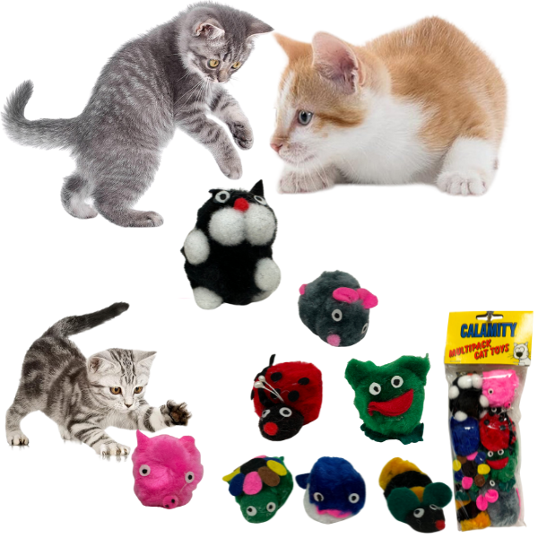 Calamity Cat Toys - 8Pack Mulit-Pack Cat Toys