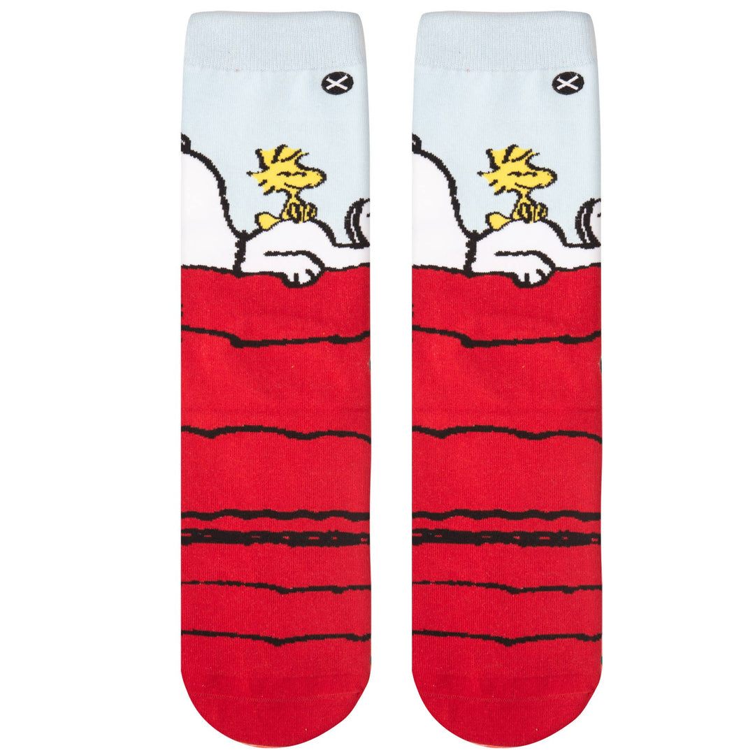 Snoopy & Woodstock - Mens Crew Straight