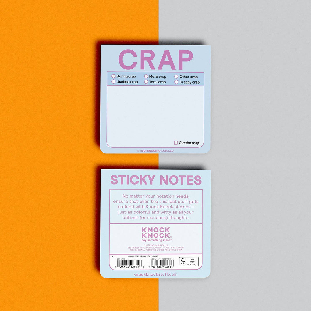 Crap Sticky Note (Pastel Version)