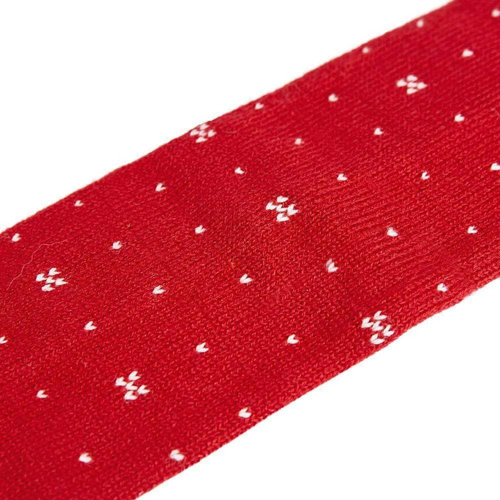 Holiday Family Sweater,  Snowflakes Sweater in True Red
