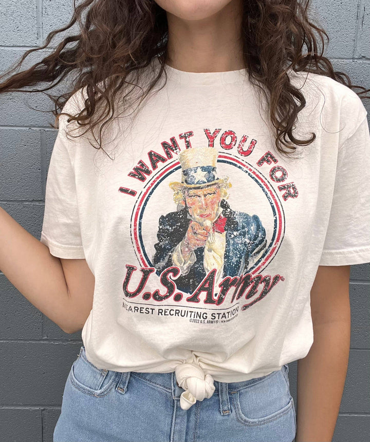 Uncle Sam I want YOU for U.S. Army Historical Poster Tee
