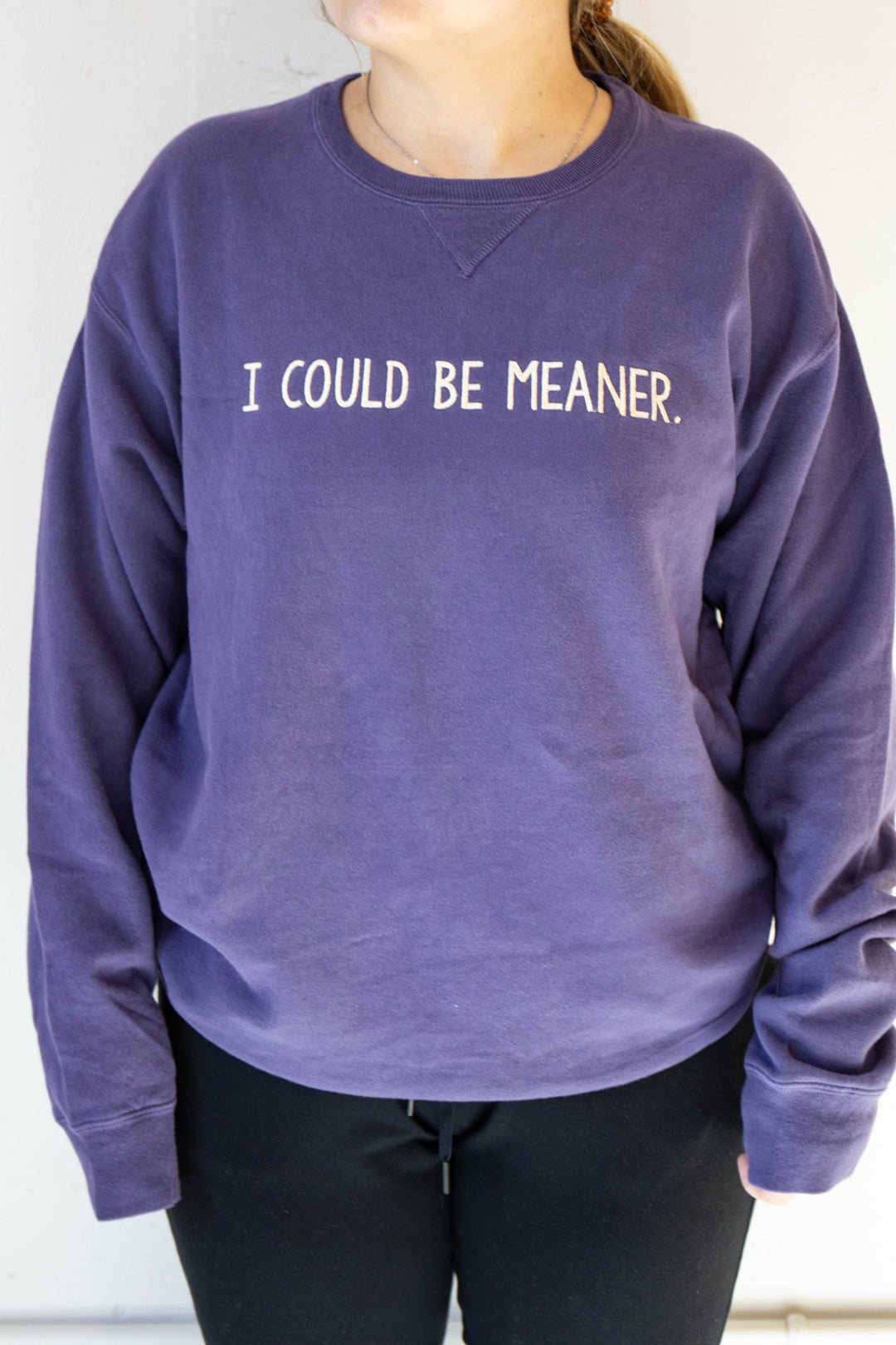 I could be meaner Crewneck COMFORT COLOR