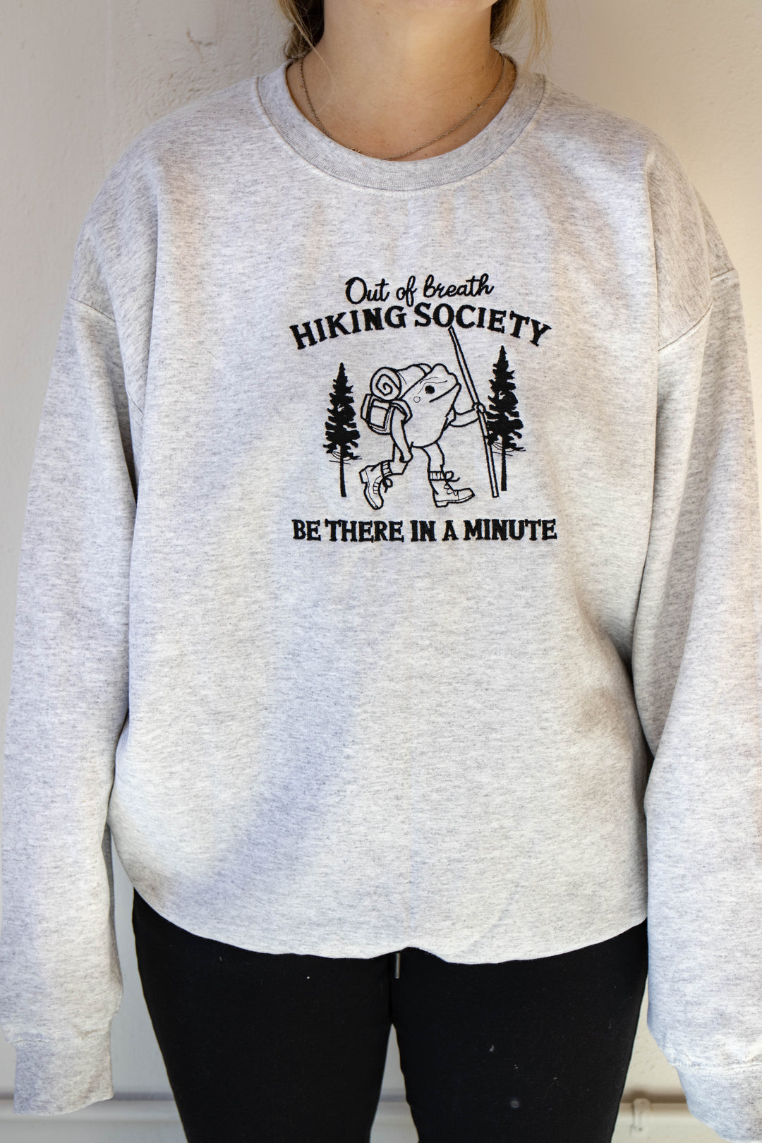 Out of Breath Hiking Society Crewneck