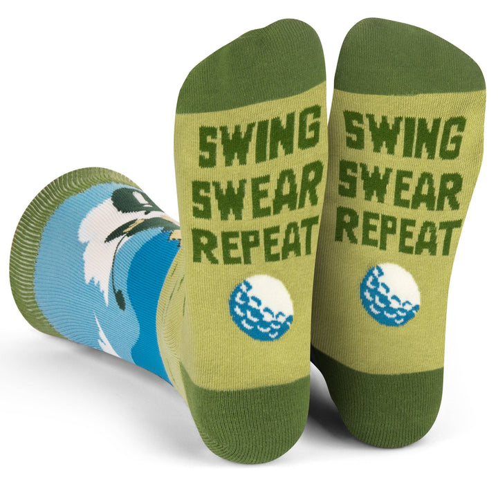 Swing Swear Repeat Socks