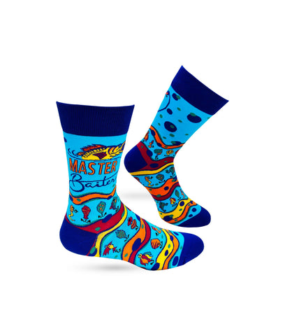 Master Baiter Men's Novelty Crew Socks