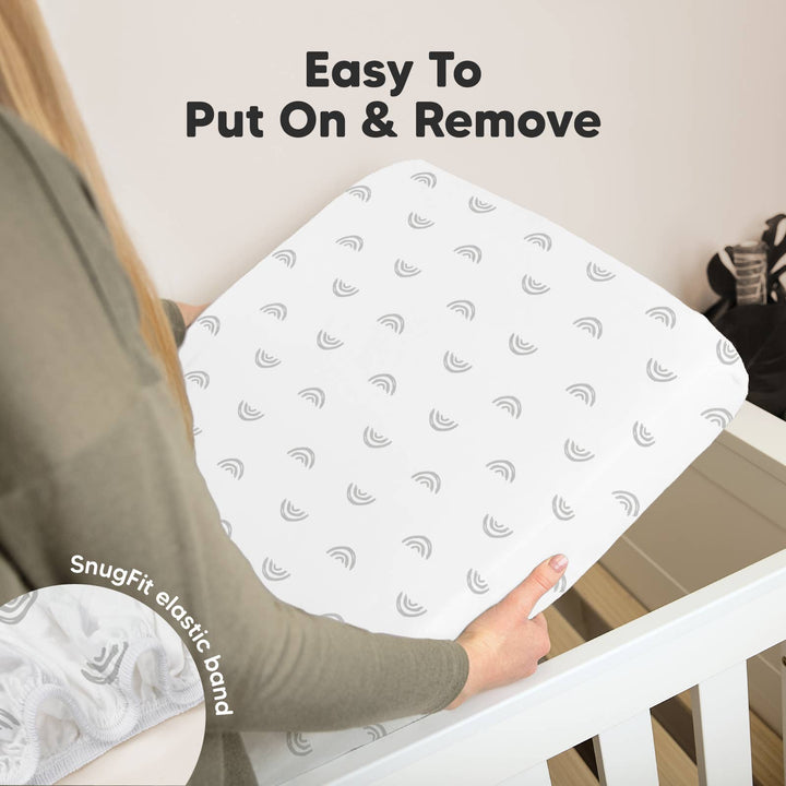 2-pack Organic Cotton Fitted Crib Sheet