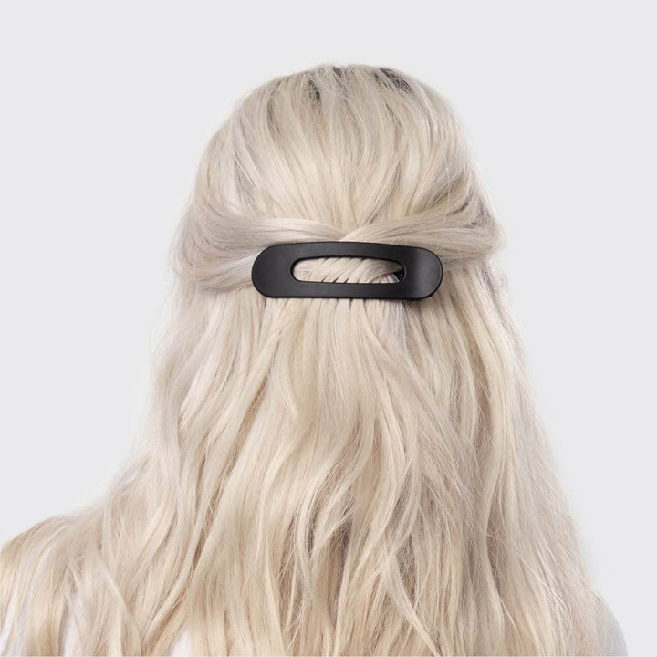 Flat Lay Claw Clip 2pc - Black & Tortoise