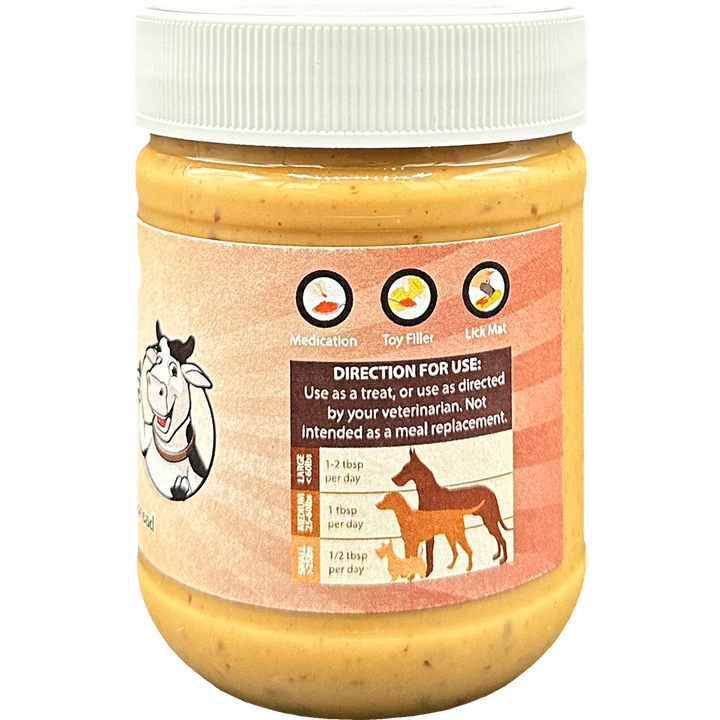 12oz Chunky Beef Jerky Dog Peanut Butter Jar