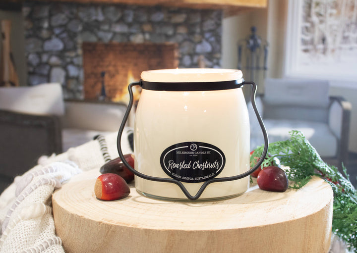 16 oz Butter Jar Candle: Roasted Chestnuts