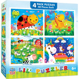 Lil Puzzler 4-Pack 48 Piece Puzzles