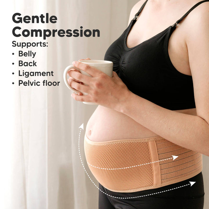 KeaBabies Maternity Support Belt (Classic Ivory)