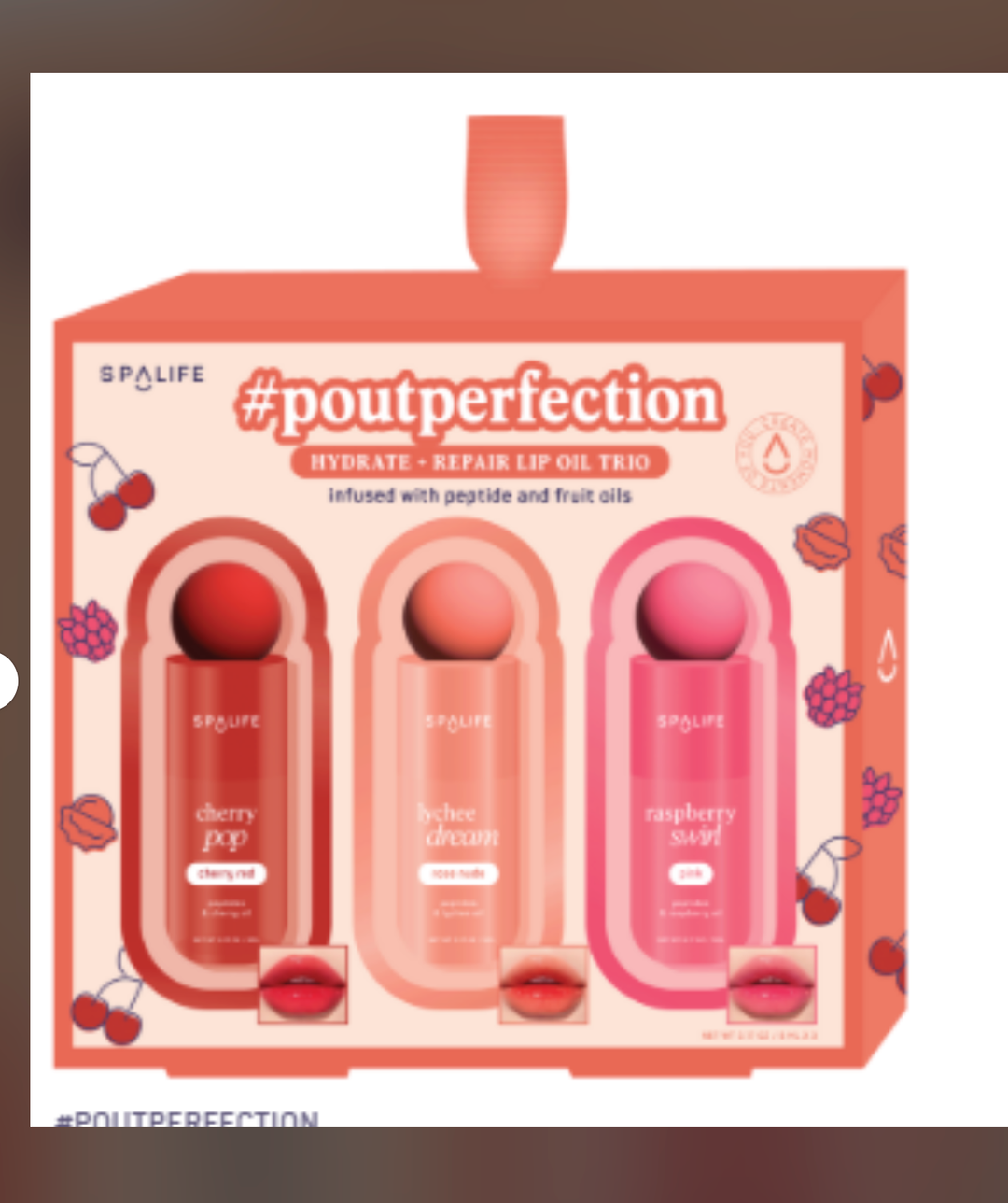 #PoutPerfection Lip Oil Trio - 3 Pk
