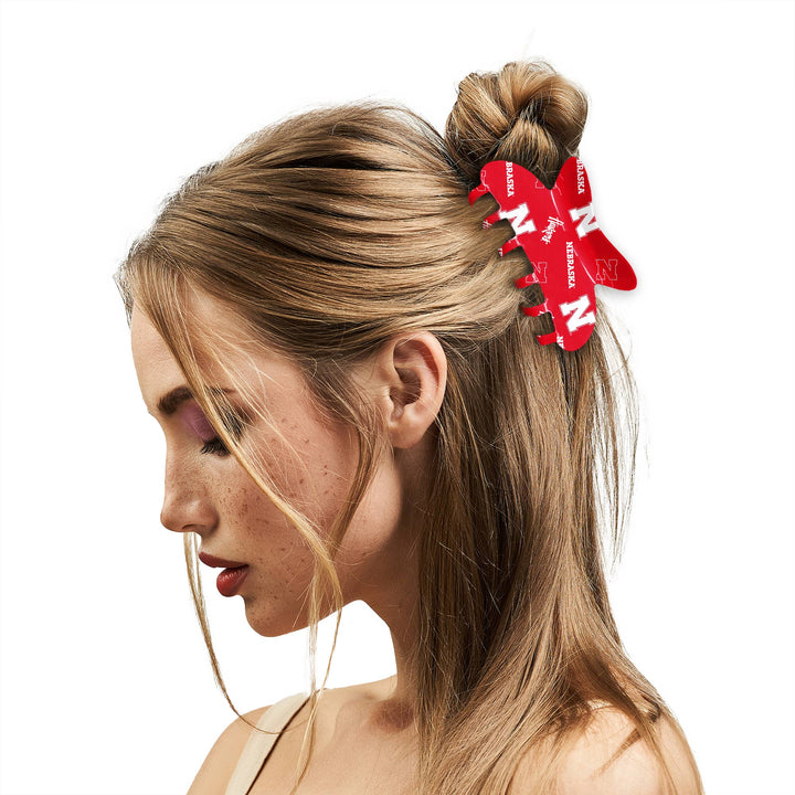 NCAA Nebraska Cornhuskers Team Hair Claw Set