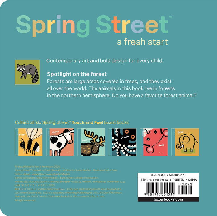 Spring Street Touch and Feel: Forest by Boxer Books