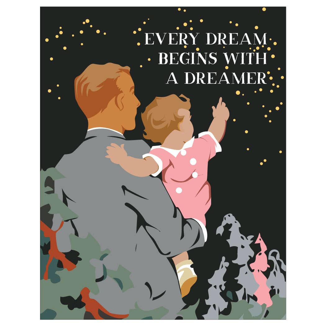 2.5'' x 3.5'' Every Dream Begins with a Dreamer Magnet