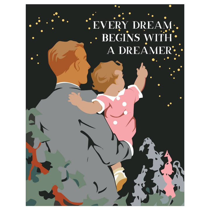 2.5'' x 3.5'' Every Dream Begins with a Dreamer Magnet