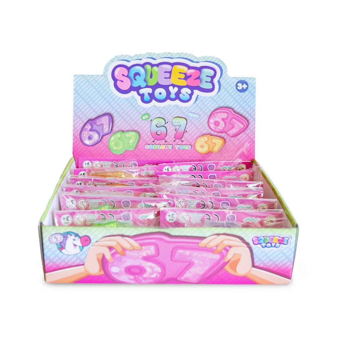 67 Viral Glitter Sugar Squishy Fidget Toy