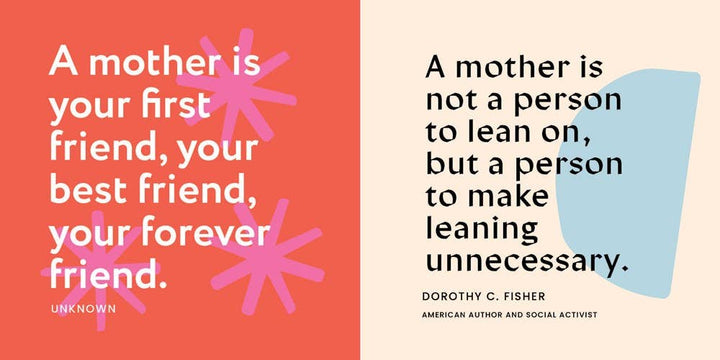 I Love You, Mom : 100 Illustrated Quotes for Mothers