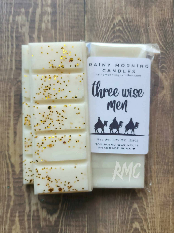 Three Wise Men | Frankincense + Myrrh | Snap Bar Wax Melts