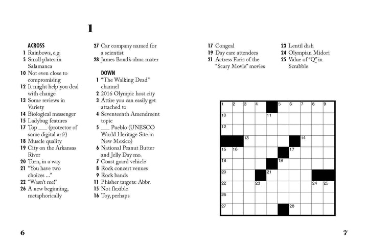 Sit & Solve Hard Mini Crosswords by Robyn Weintraub