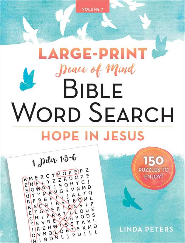 Peace of Mind Bible Word Search: Hope in Jesus by Linda Peters