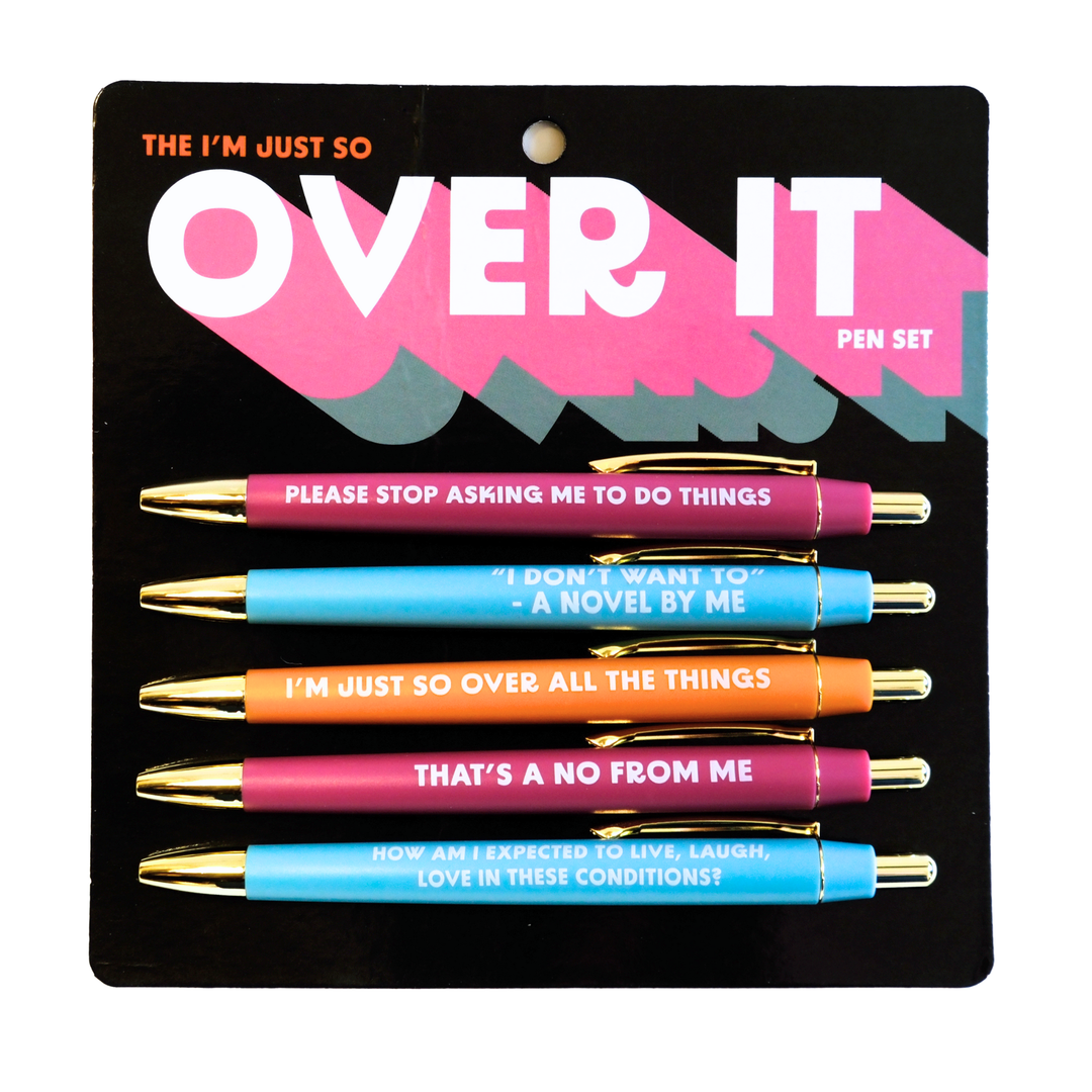 Over It Pen Set – Small Town Famous