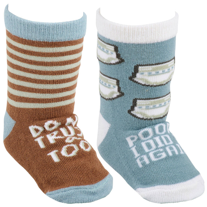 Poops I Did It Again Baby Sock Set