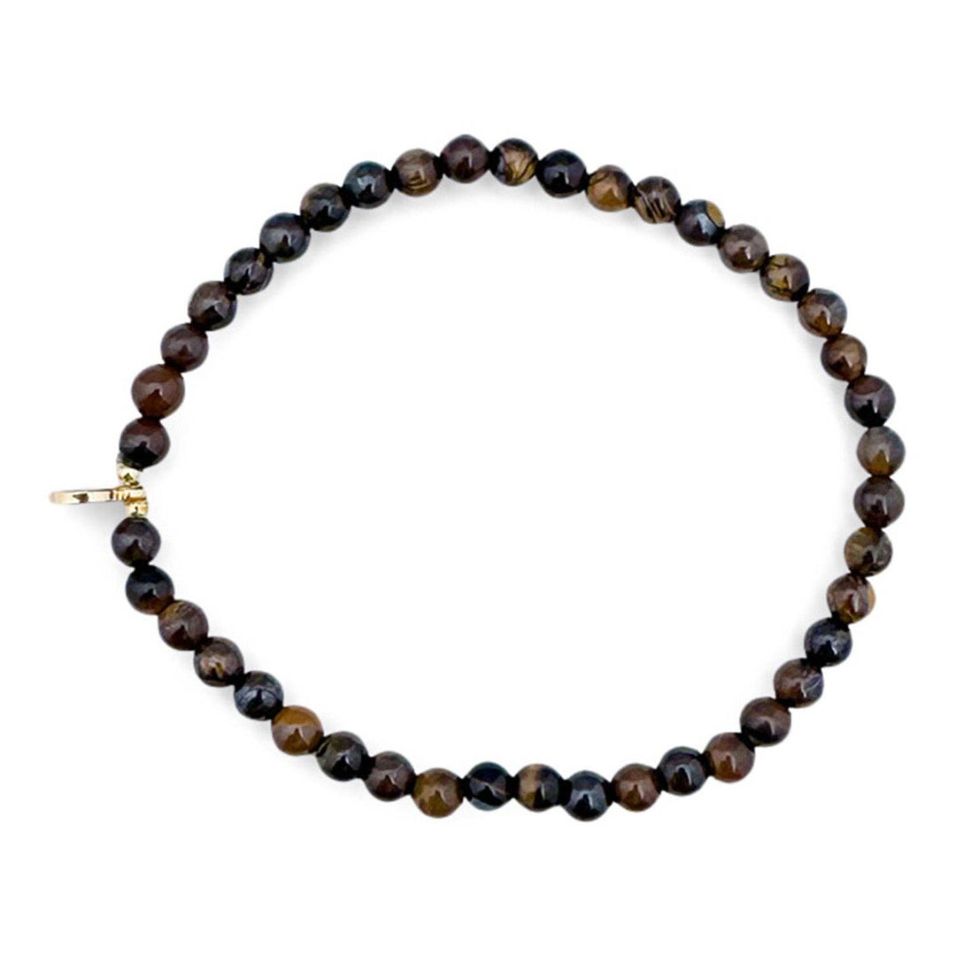 Signature Stone Stacking Bracelet: Tigers Eye