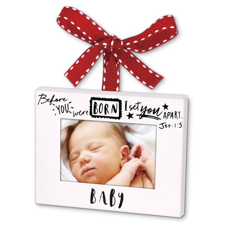 🎄LCP Ornament Frame Baby Ribbon Hang
