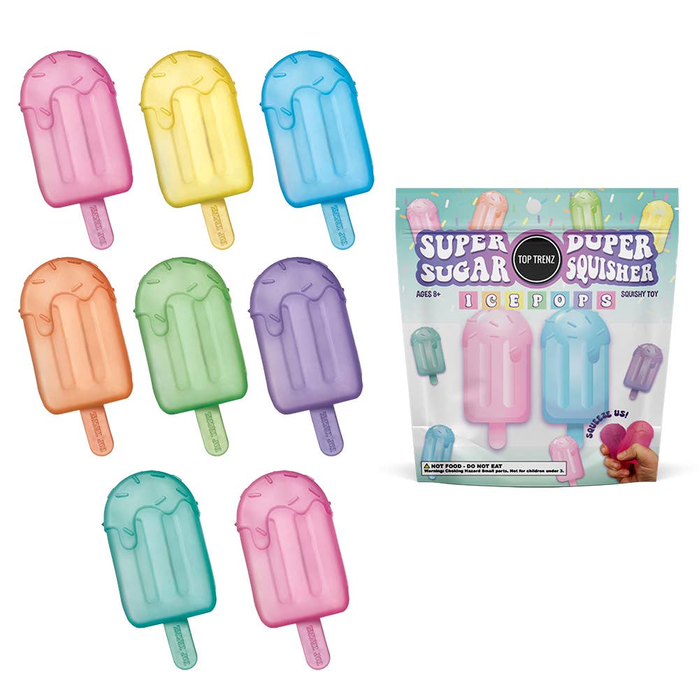 Super Duper Sugar Squisher -  Ice Pops 2 Pack Set