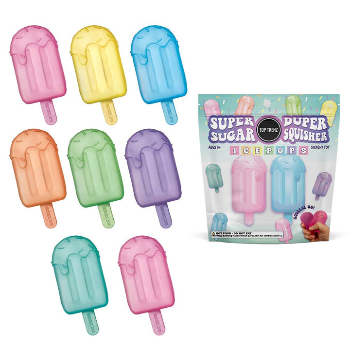 Super Duper Sugar Squisher -  Ice Pops 2 Pack Set