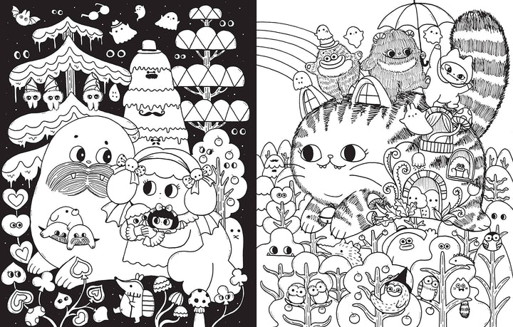 A Million Little Monsters Coloring Book