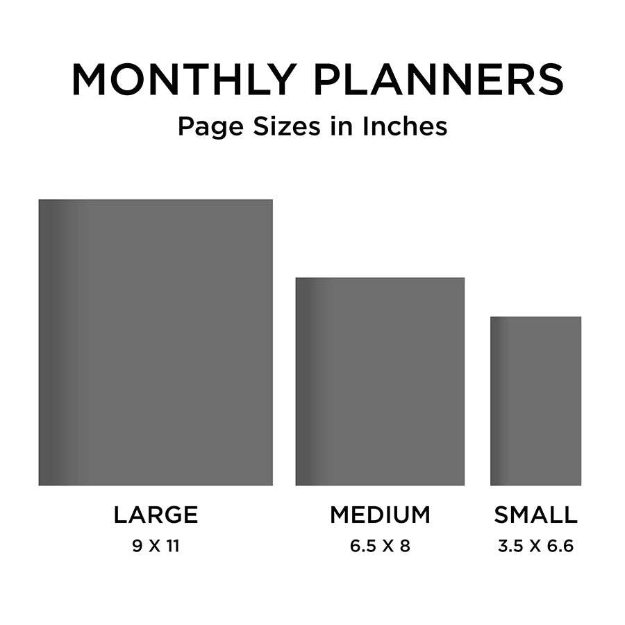 2026-2027 Tie Dye Small Monthly Pocket Planner