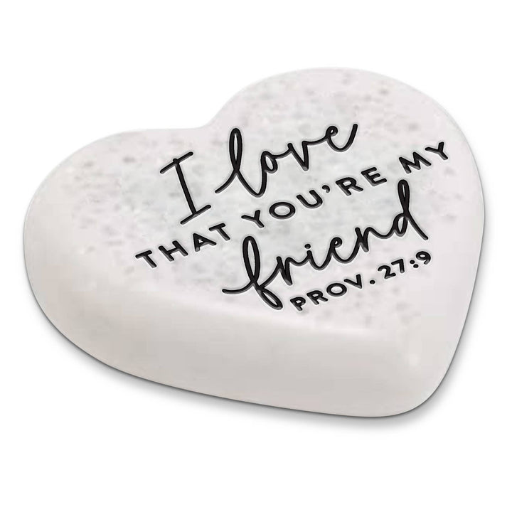 LCP Scripture Stone Love That You Are Friend - Heart Stone