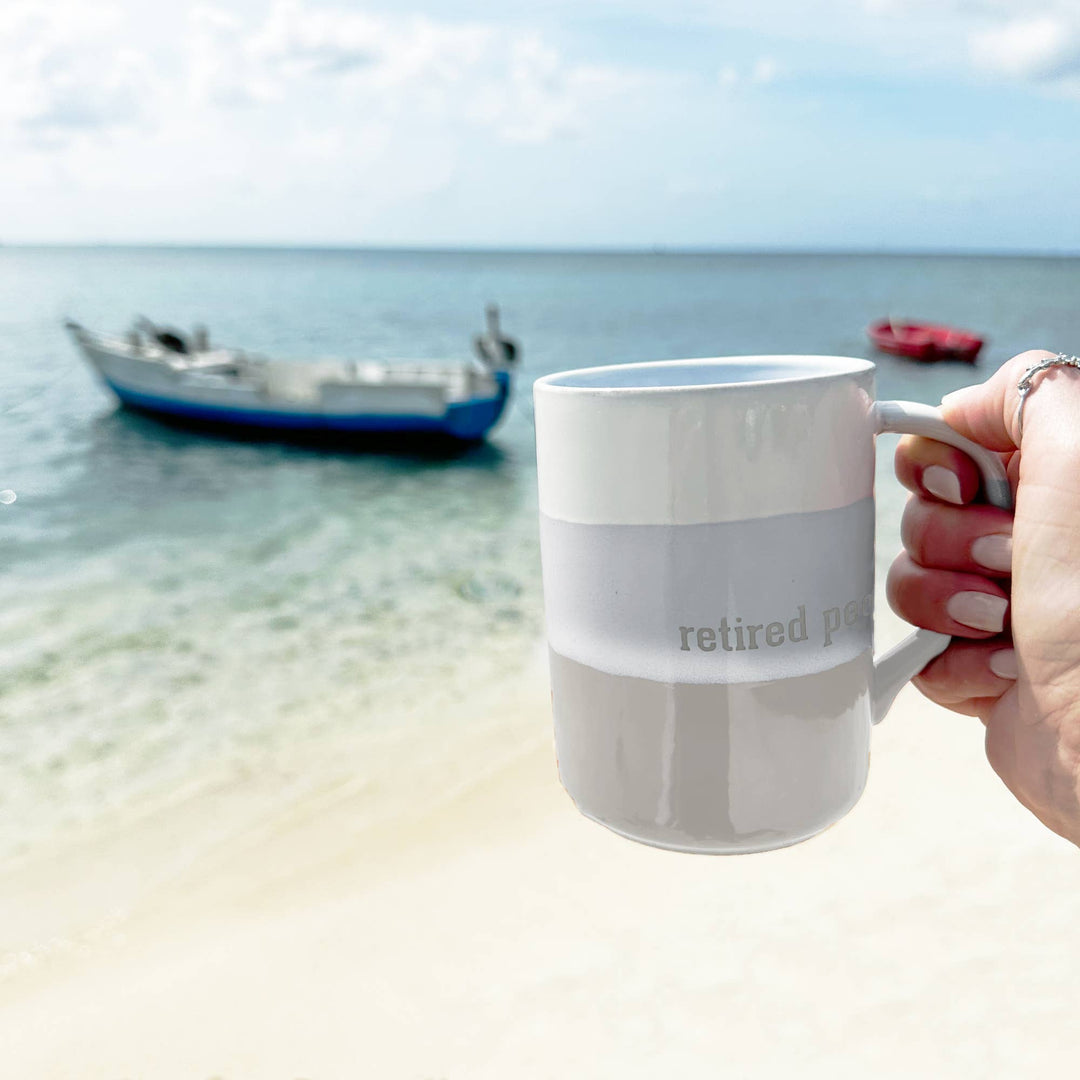 Retired People - 18 oz Mug