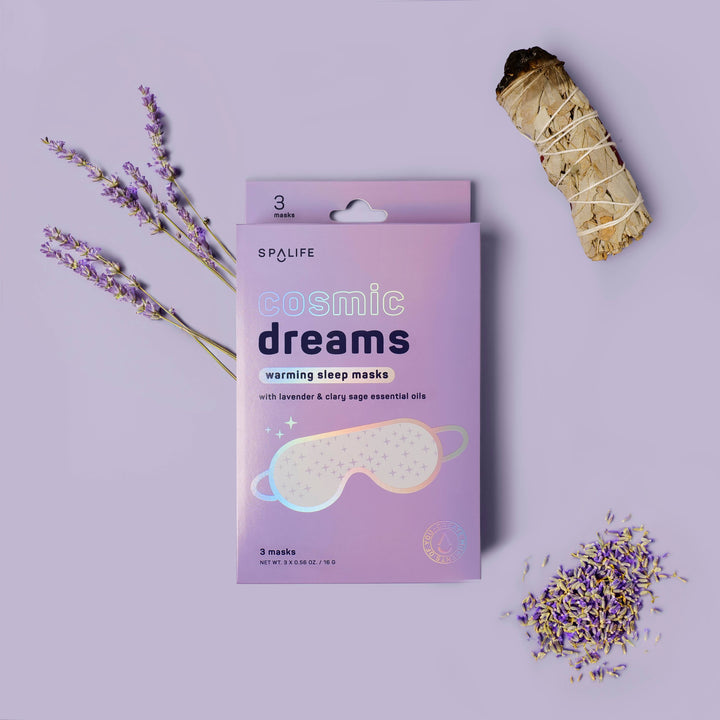 Cosmic Dreams Warming Sleep Masks, Spa Eye Mask- 3 Pack