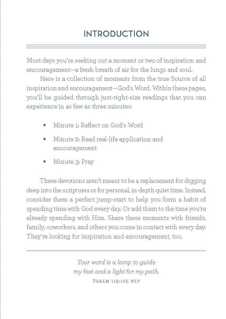 3-Minute Devotions For Men
