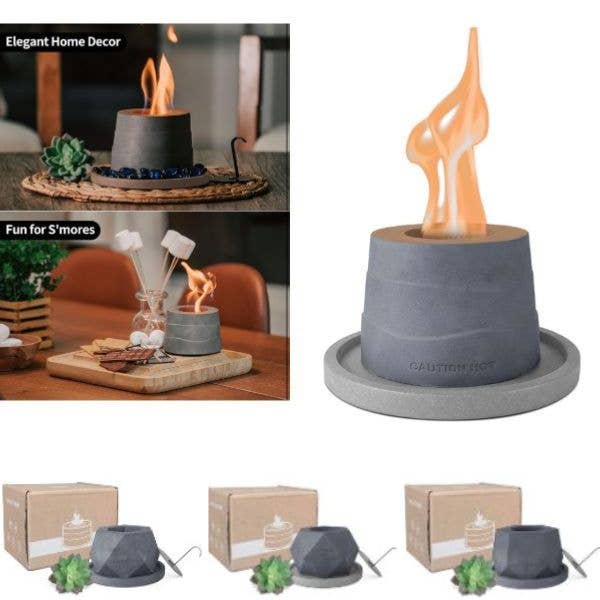Table Top Firepits - Total Assortment Of Concrete Table Top 