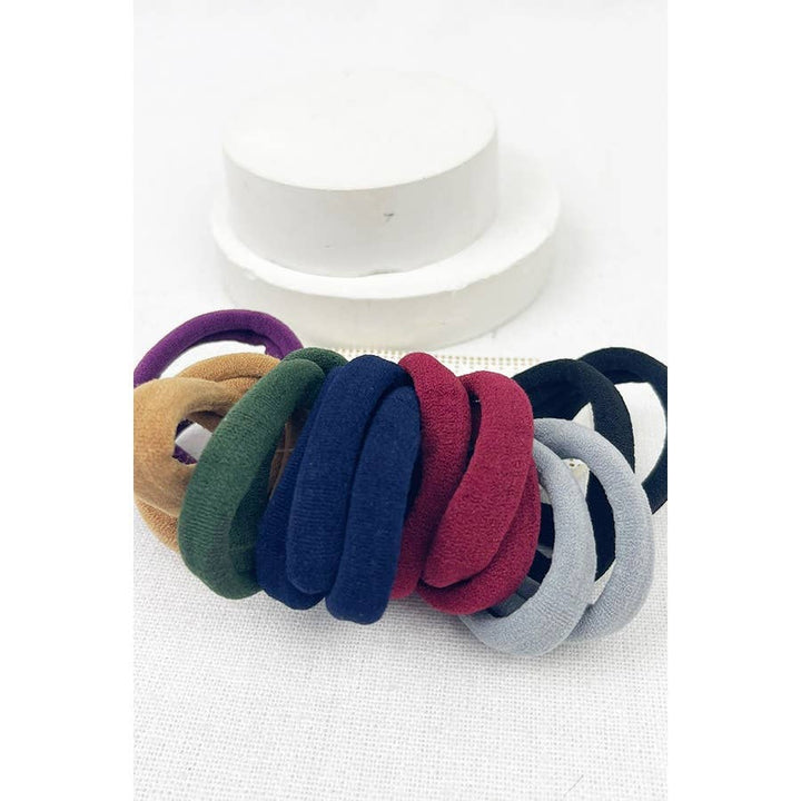 Dark Color Tone Hair Tie Set