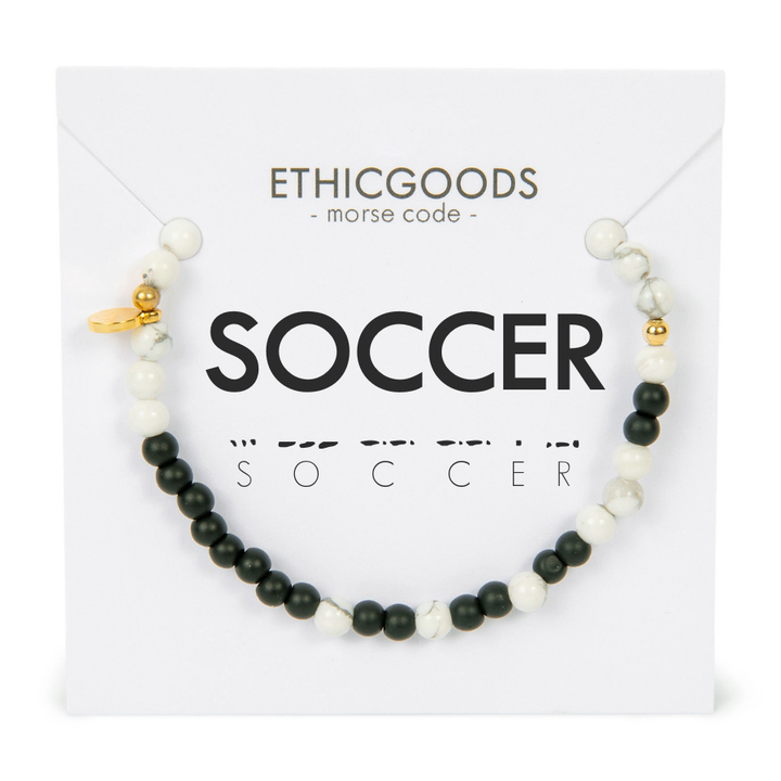 Morse Code Bracelet | SOCCER