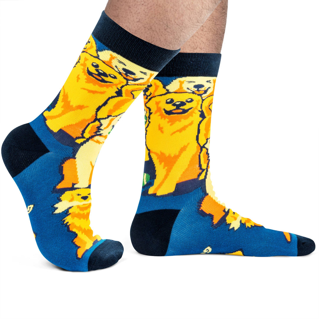 Life Is Golden (Golden Retriever) Socks