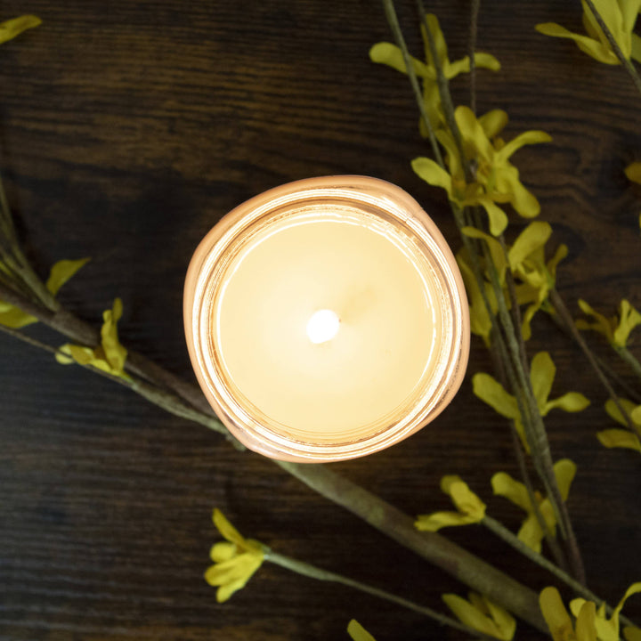 Pink Peony Mason Jar Candle