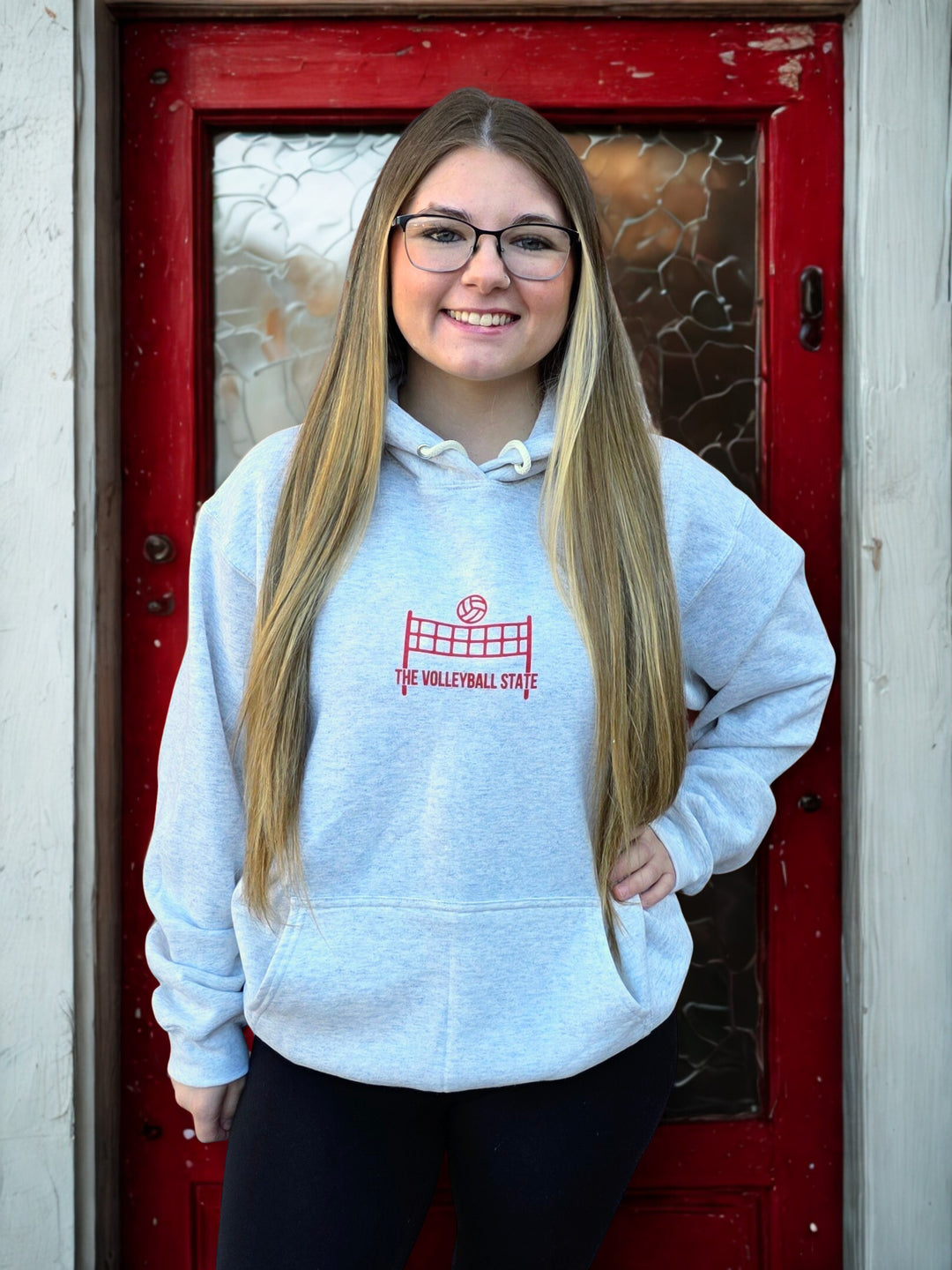 The Time Well Spent Volleyball Hoodie