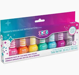 Rainbow Days Of The Week Nails