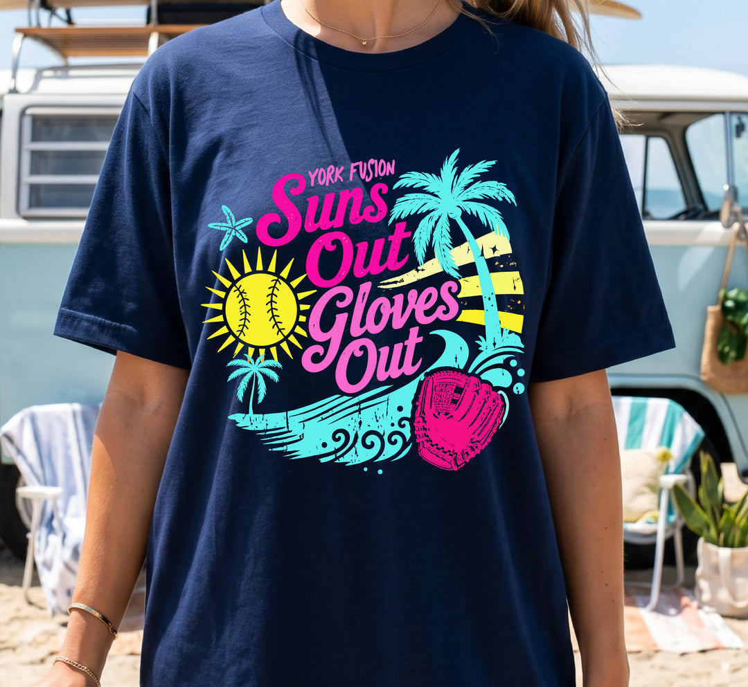 York Fusion Suns Out Guns Out Tees